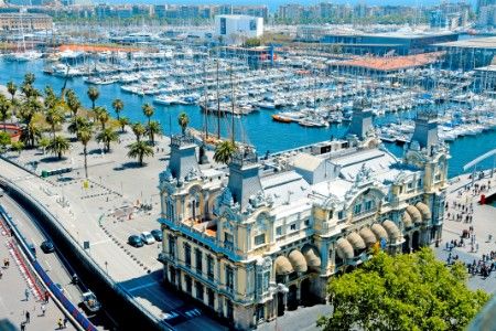 Port Vell in Barcelona